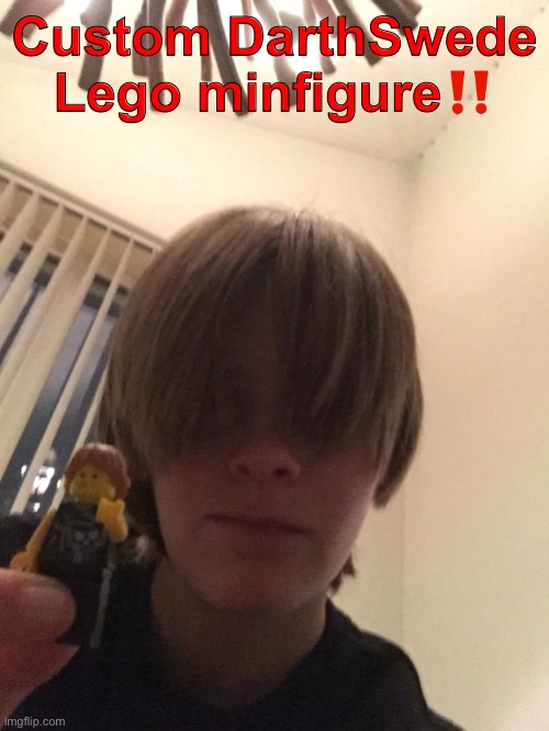 Custom DarthSwede Lego minfigure‼️ | made w/ Imgflip meme maker