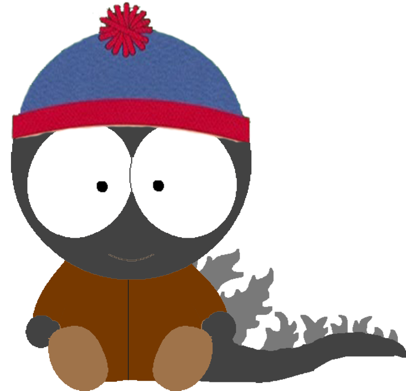 Baby Stan Marsh as Baby Godzilla (Remake) Blank Meme Template