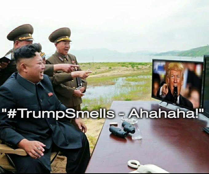 Trump Smells Blank Meme Template