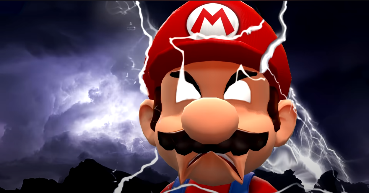 High Quality LowTierGod Mario V2 Blank Meme Template