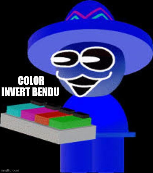 Color invert Bendu | COLOR INVERT BENDU | image tagged in bendu,lol,dave and bambi | made w/ Imgflip meme maker
