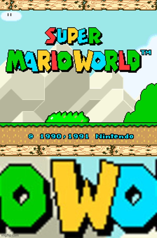 image tagged in super mario world | made w/ Imgflip meme maker