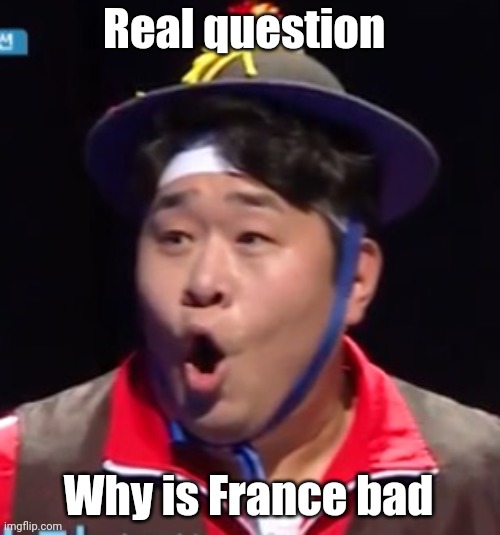 I genuinely don't know this joke | Real question; Why is France bad | image tagged in seyoon | made w/ Imgflip meme maker