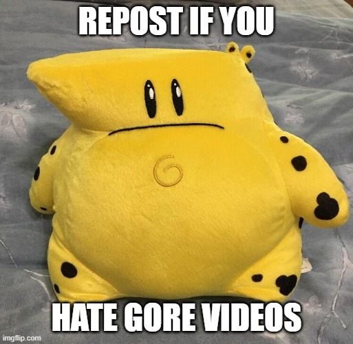 repost | REPOST IF YOU; HATE GORE VIDEOS | image tagged in the cheat,gore,homestar runner | made w/ Imgflip meme maker