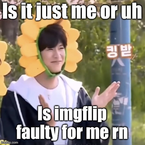 And sometimes why the fuck does it work well again right before I make a post about it | Is it just me or uh; Is imgflip faulty for me rn | made w/ Imgflip meme maker