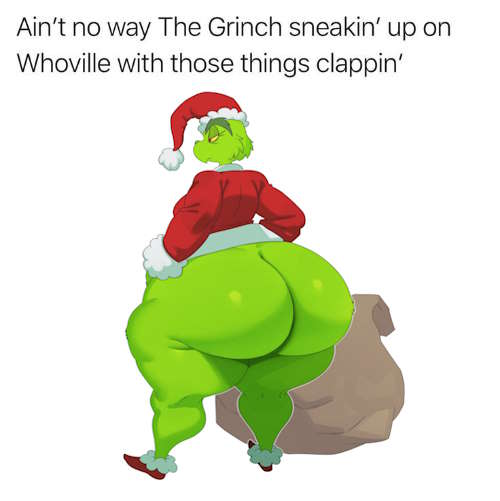 High Quality sssonic2 thicc grinch meme Blank Meme Template