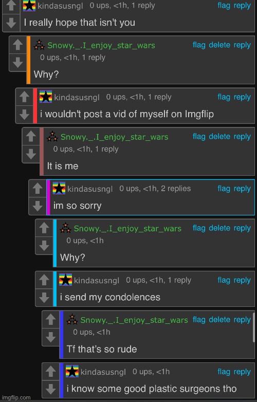 I’ve never been more offended by a comment in my life | made w/ Imgflip meme maker