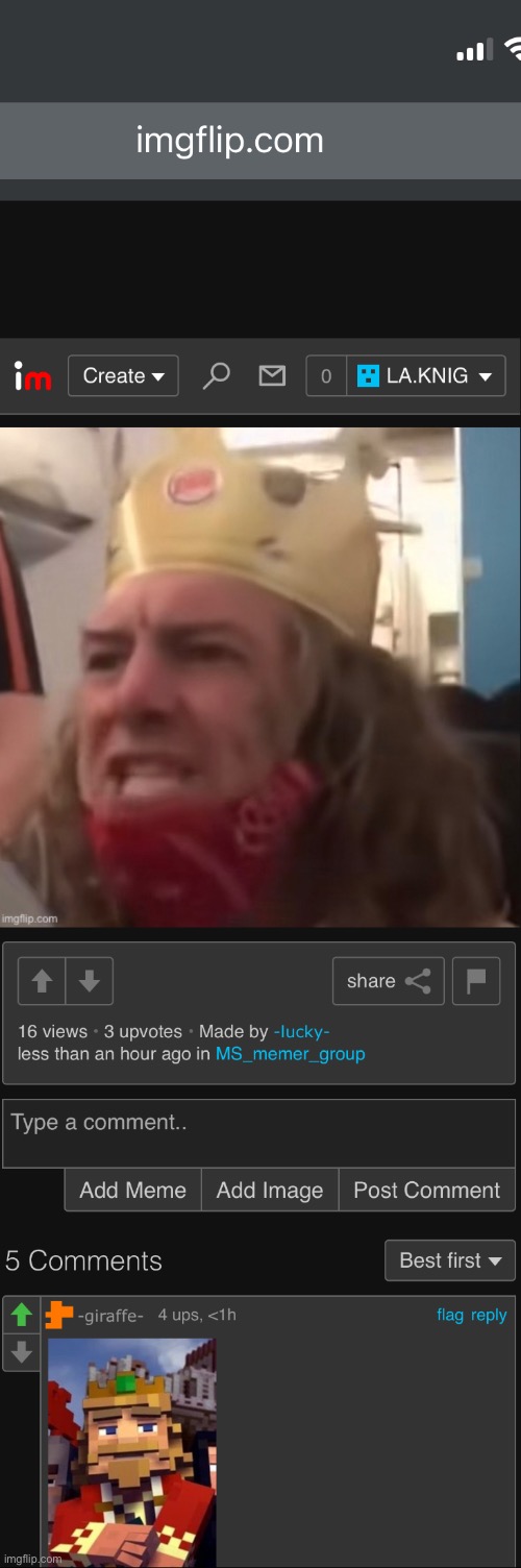 made w/ Imgflip meme maker