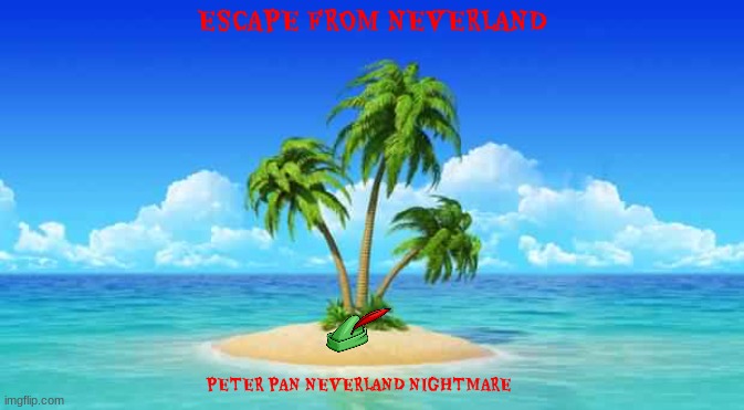 peter pan neverland nightmare concept art 2 | ESCAPE FROM NEVERLAND; PETER PAN NEVERLAND NIGHTMARE | image tagged in desert island,peter pan,public domain,horror,fake,dark and gritty | made w/ Imgflip meme maker