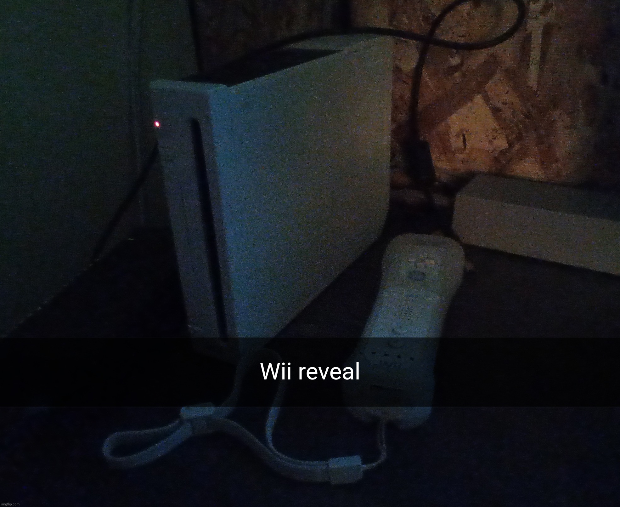 Wii reveal | made w/ Imgflip meme maker