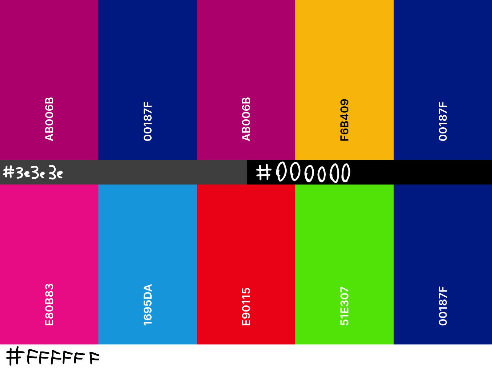 Frutiger metro color scheme 2 Blank Meme Template