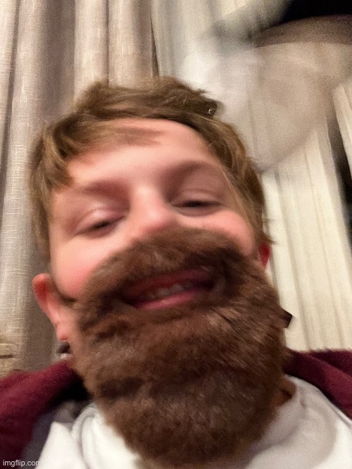 My little cousin put this goofy ass thing on me | made w/ Imgflip meme maker