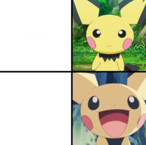 pichu format Blank Meme Template