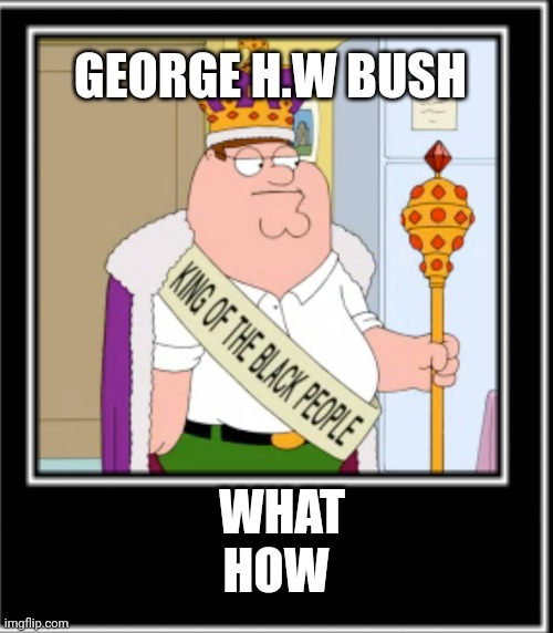 GEORGE H.W BUSH; WHAT; HOW | made w/ Imgflip meme maker