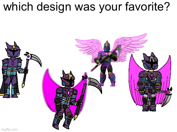 which design was your favorite? | made w/ Imgflip meme maker