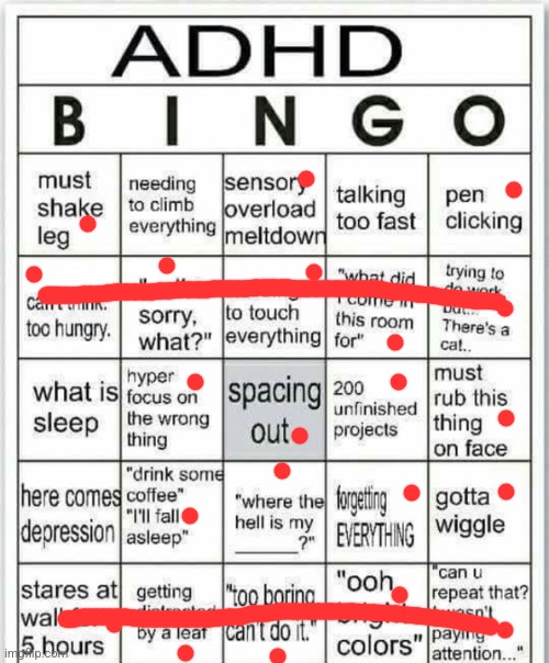 Who doesn't have adhd tho, it's so common especially among teenagers | made w/ Imgflip meme maker