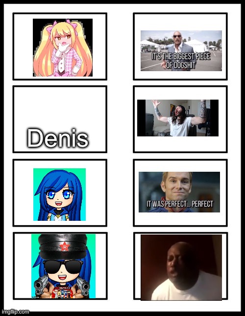 Ranking List | Denis | image tagged in ranking list | made w/ Imgflip meme maker