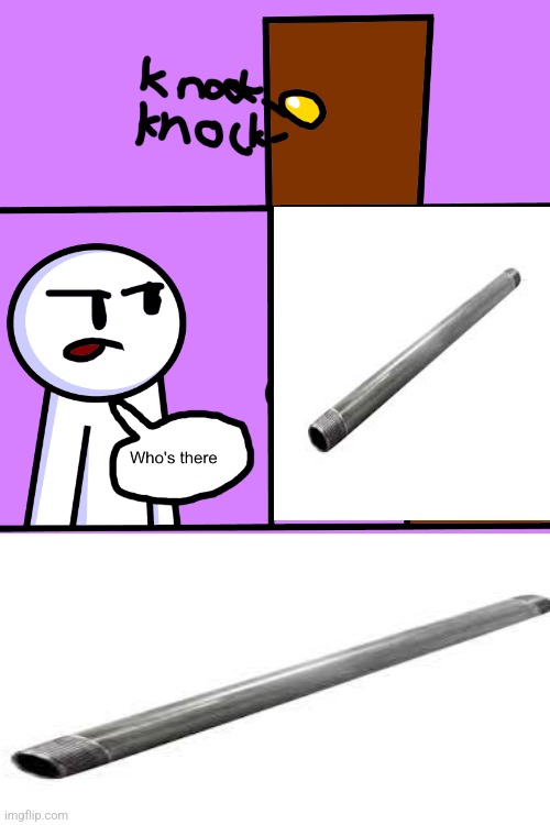 Metal pope | image tagged in knock knock who's there | made w/ Imgflip meme maker