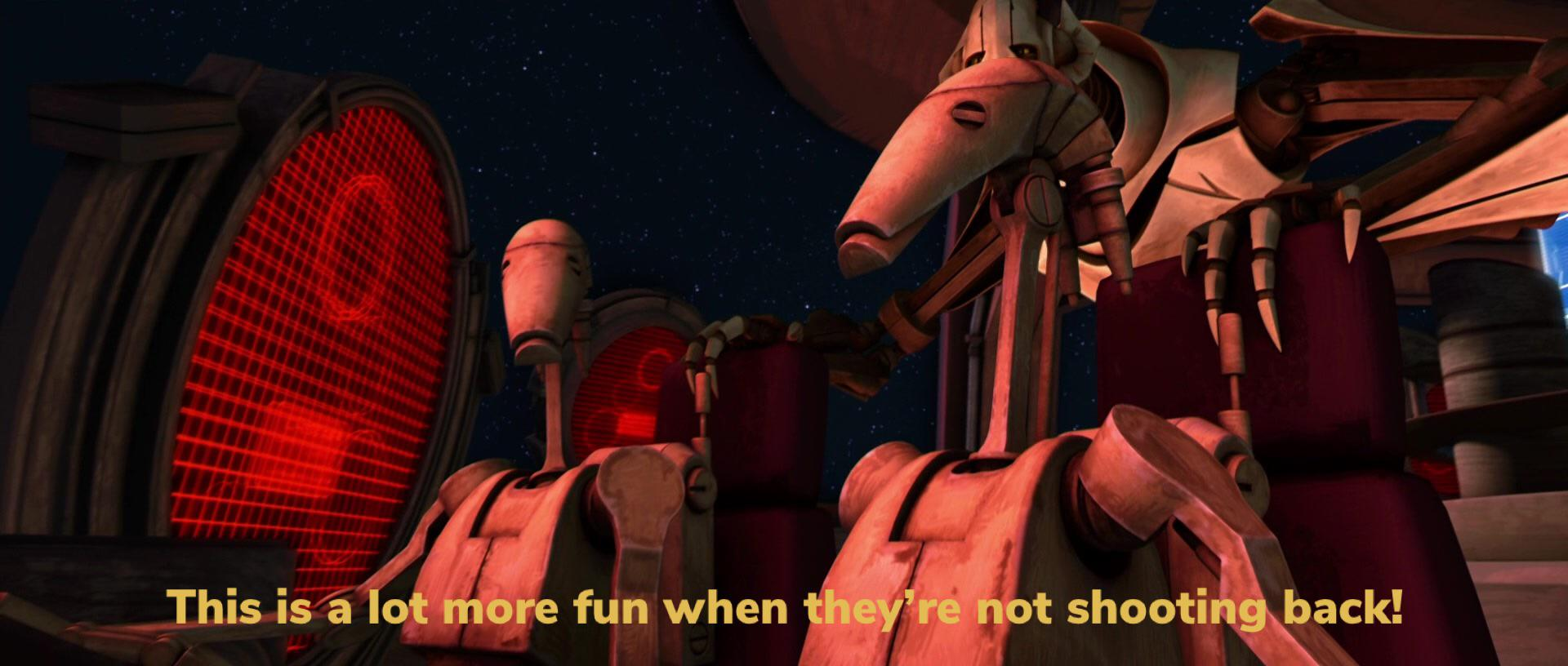 High Quality battle droids Blank Meme Template