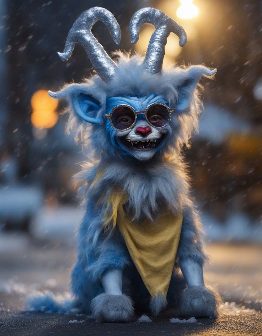 High Quality Baby new year krampus Blank Meme Template