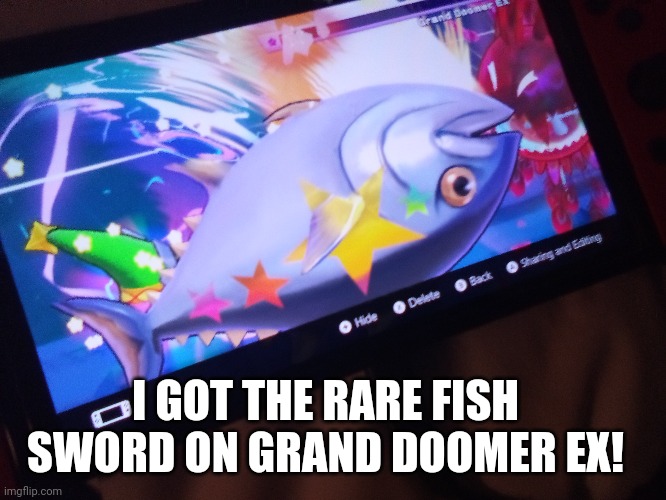 OMG | I GOT THE RARE FISH SWORD ON GRAND DOOMER EX! | made w/ Imgflip meme maker