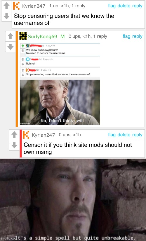 image tagged in it's a simple spell | made w/ Imgflip meme maker