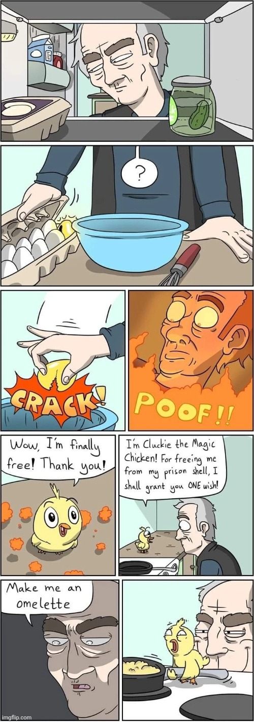 Omelette | image tagged in omelette,eggs,bird,egg,comics,comics/cartoons | made w/ Imgflip meme maker