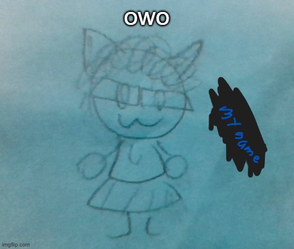 bda neko arc | owo | image tagged in bda neko arc | made w/ Imgflip meme maker