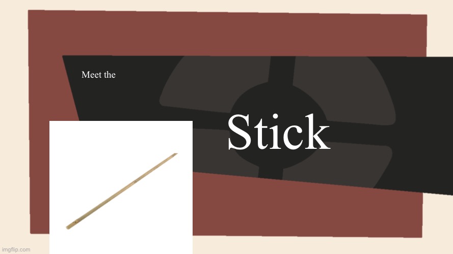 Meet the <Blank> | Meet the Stick | image tagged in meet the blank | made w/ Imgflip meme maker