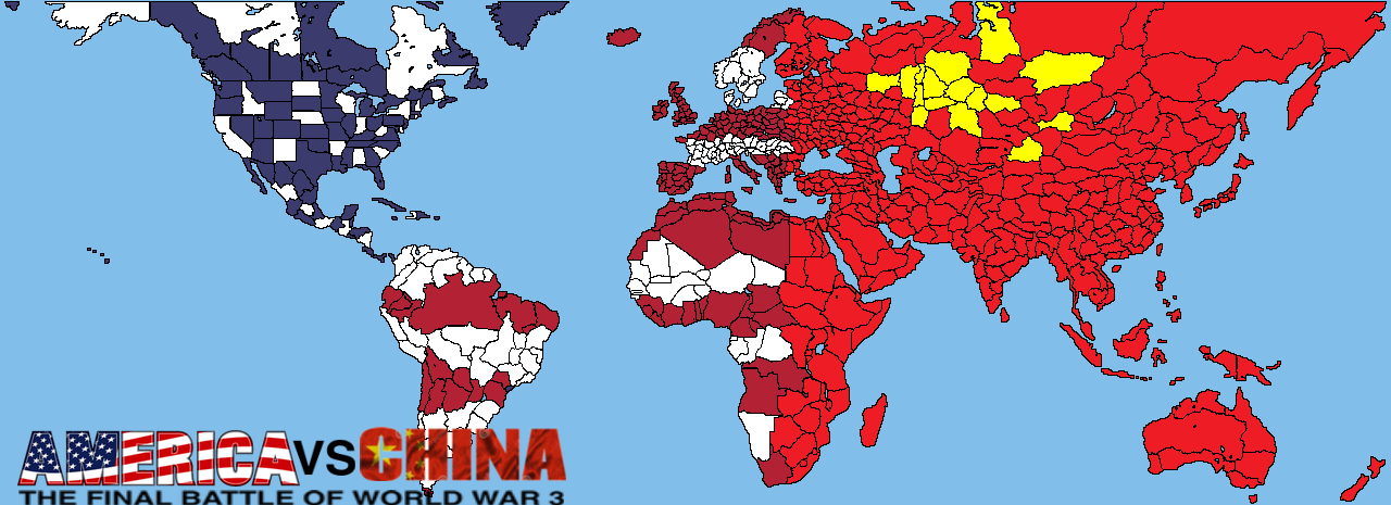 AMERICA VS CHINA Blank Meme Template