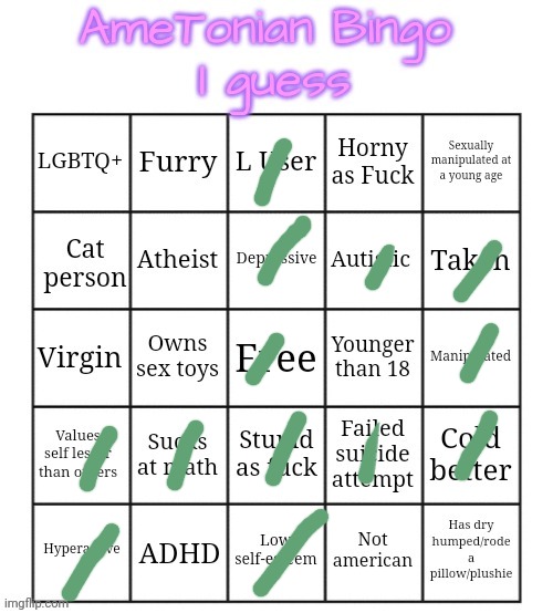 o | image tagged in ametonian bingo | made w/ Imgflip meme maker