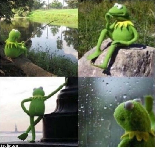 kermit frog waiting | image tagged in kermit frog waiting | made w/ Imgflip meme maker