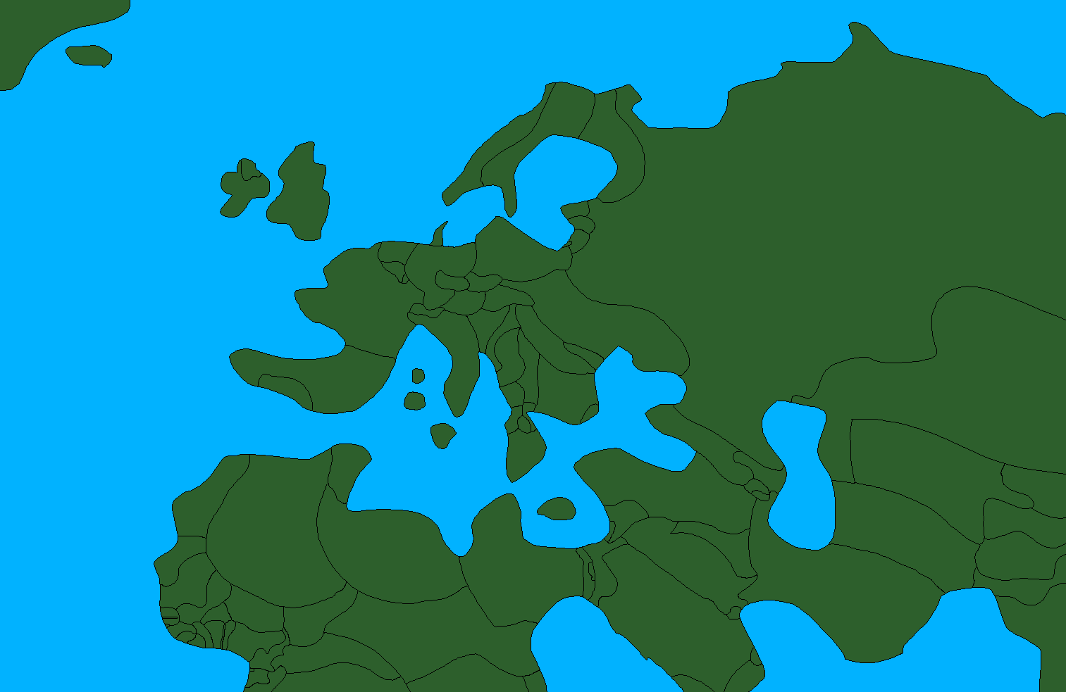 High Quality Goofy Ahh Map Of Europe ☠️ Blank Meme Template