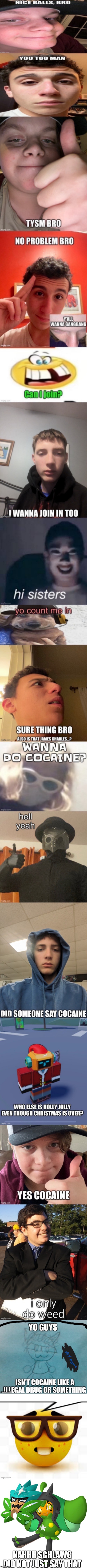 I don’t know why I used an image of ogerpon | NAHHH SCHLAWG DID NOT JUST SAY THAT | made w/ Imgflip meme maker