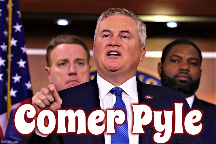 Eh - Th - Th - Th - Th - Th - Th - Th - Th - Th - Th - That's ALL Folks! | Comer Pyle | image tagged in james comer and byron daniels vs biden,that's all folks,gomer pyle,scumbag maga,scumbag liar,memes | made w/ Imgflip meme maker