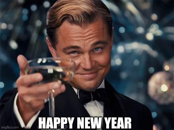 Happy new year | HAPPY NEW YEAR | image tagged in wolf of wall street,happy new year | made w/ Imgflip meme maker