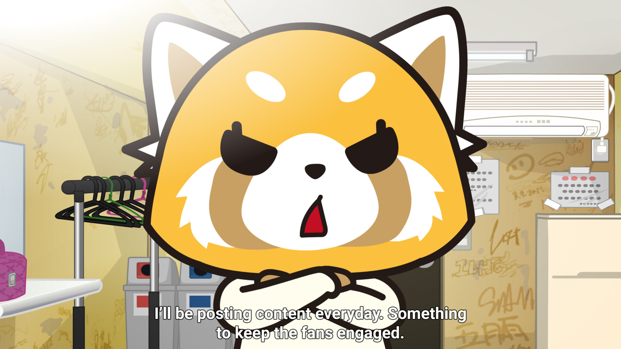 Aggretsuko Blank Meme Template