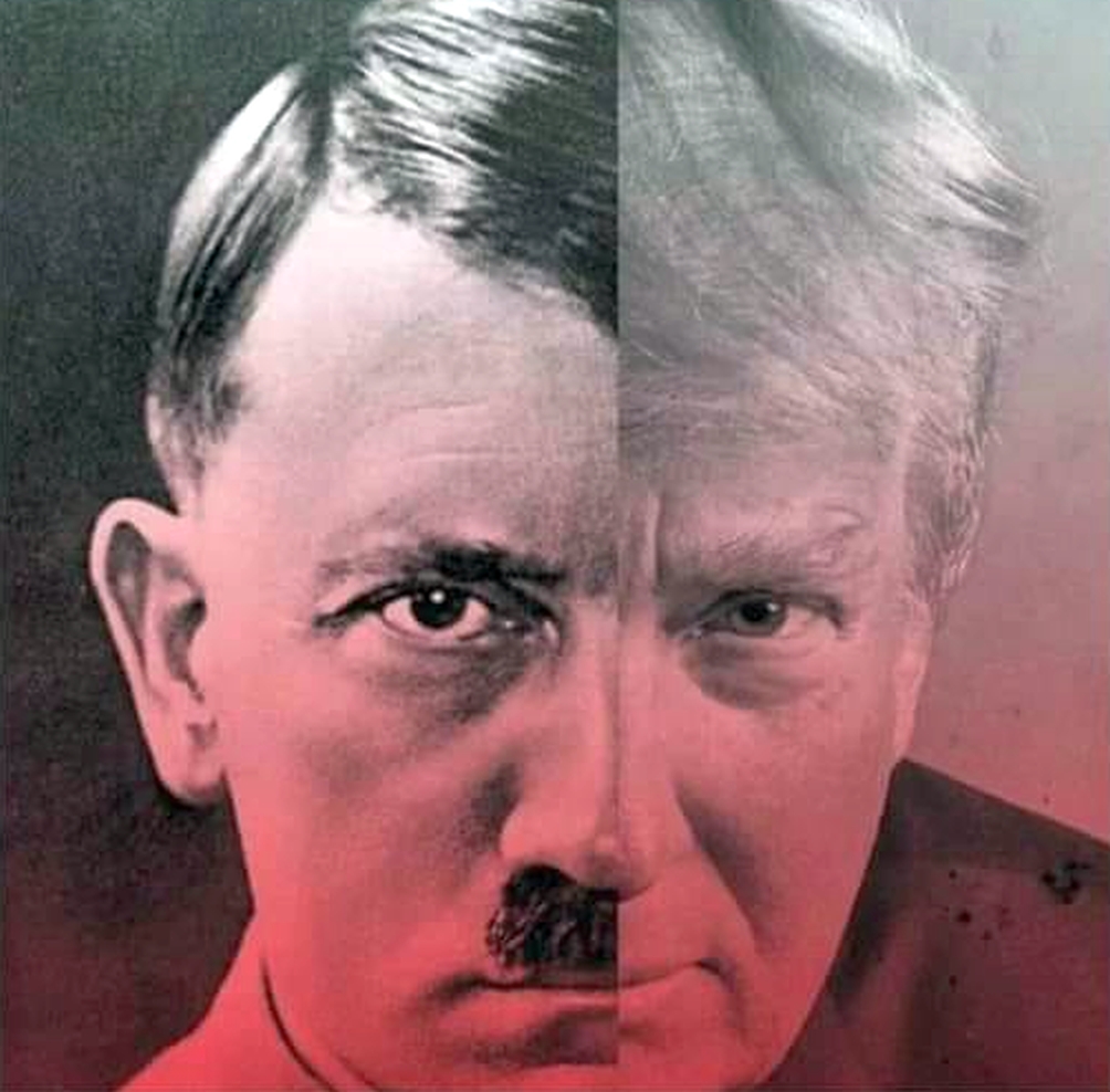 High Quality Hitler Trump fascist racist dictator Blank Meme Template