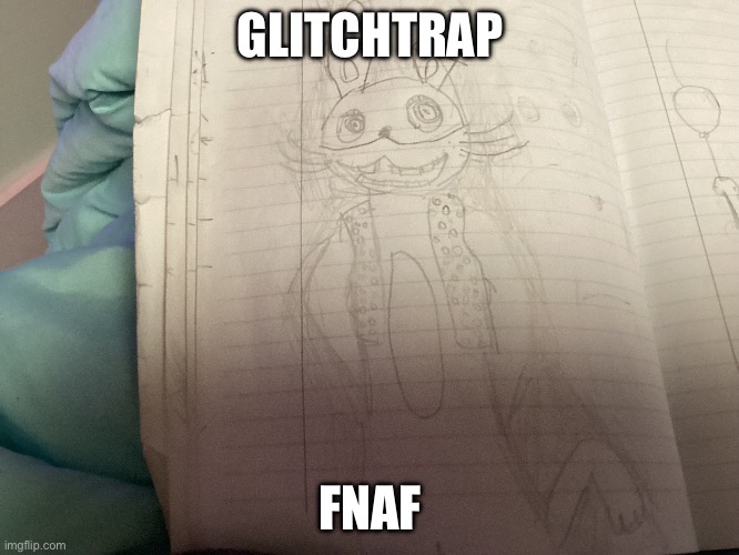 Glitchtrap | GLITCHTRAP; FNAF | image tagged in fnaf,drawing | made w/ Imgflip meme maker