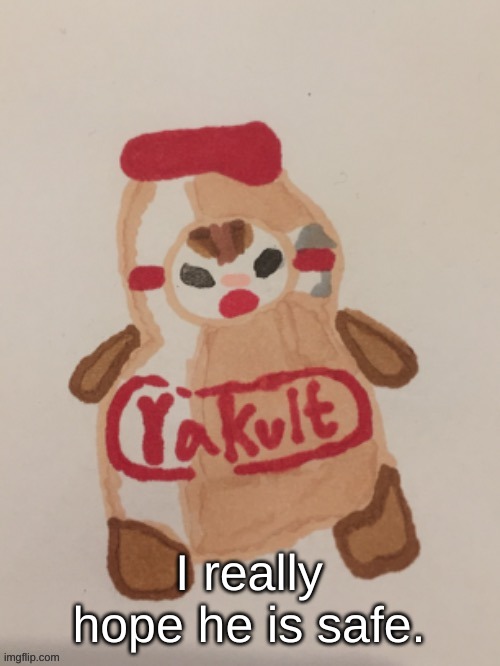 Yakult cat | I really hope he is safe. | image tagged in yakult cat | made w/ Imgflip meme maker