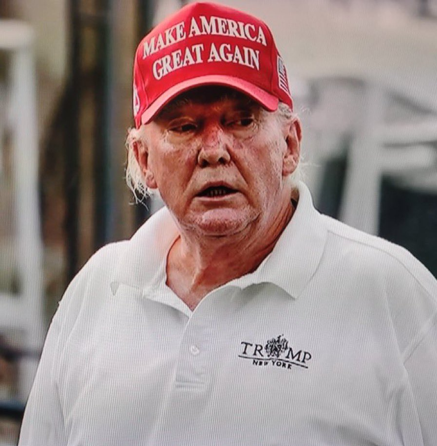 Donald Trump Old Fat Geezer Ugly Golf JPP Blank Meme Template