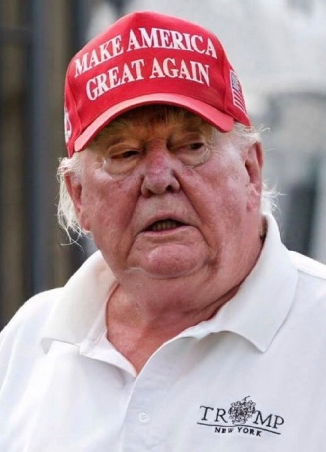 High Quality Donald Trump Old Fat Ugly Geezer JPP Blank Meme Template