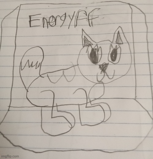 Energyff! (The cat in my announcement temp) | made w/ Imgflip meme maker