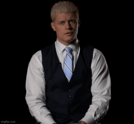 High Quality Cody Rhodes Blank Meme Template