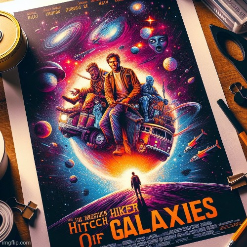 Making movie posters about imgflip users pt.151: TheHitchhikerOfGalaxies | made w/ Imgflip meme maker