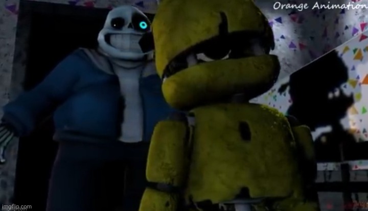 old temp moment | image tagged in plush trap vs sans orange animations | made w/ Imgflip meme maker