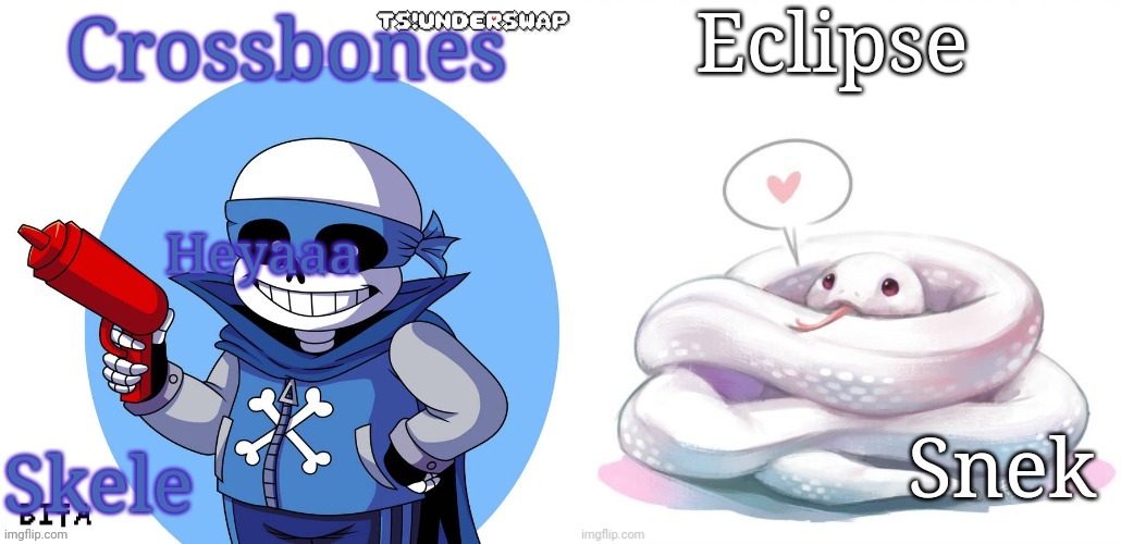 Crossbones and eclipse temp | Heyaaa | image tagged in crossbones and eclipse temp | made w/ Imgflip meme maker