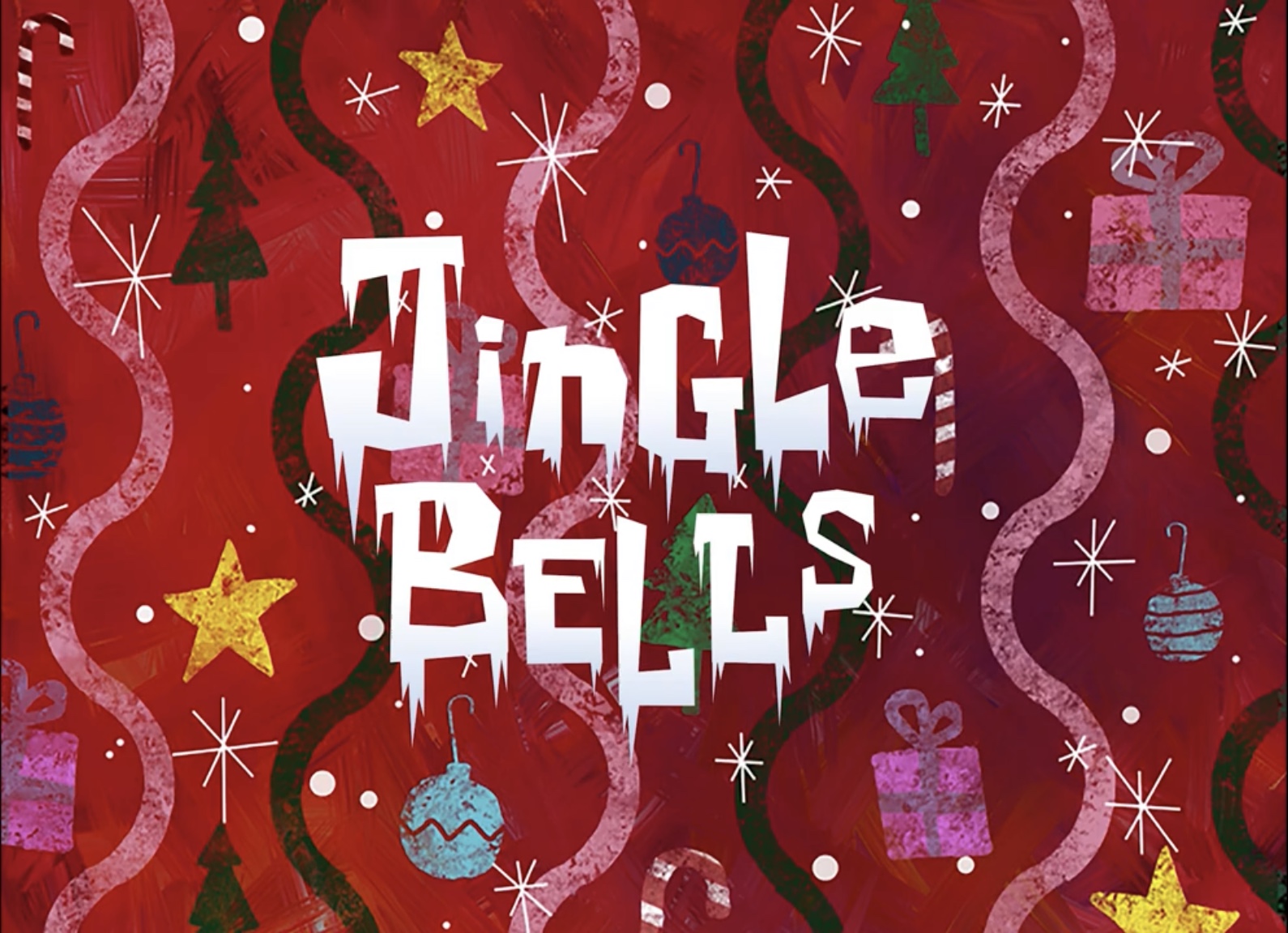 High Quality Jingle Bells title card Blank Meme Template