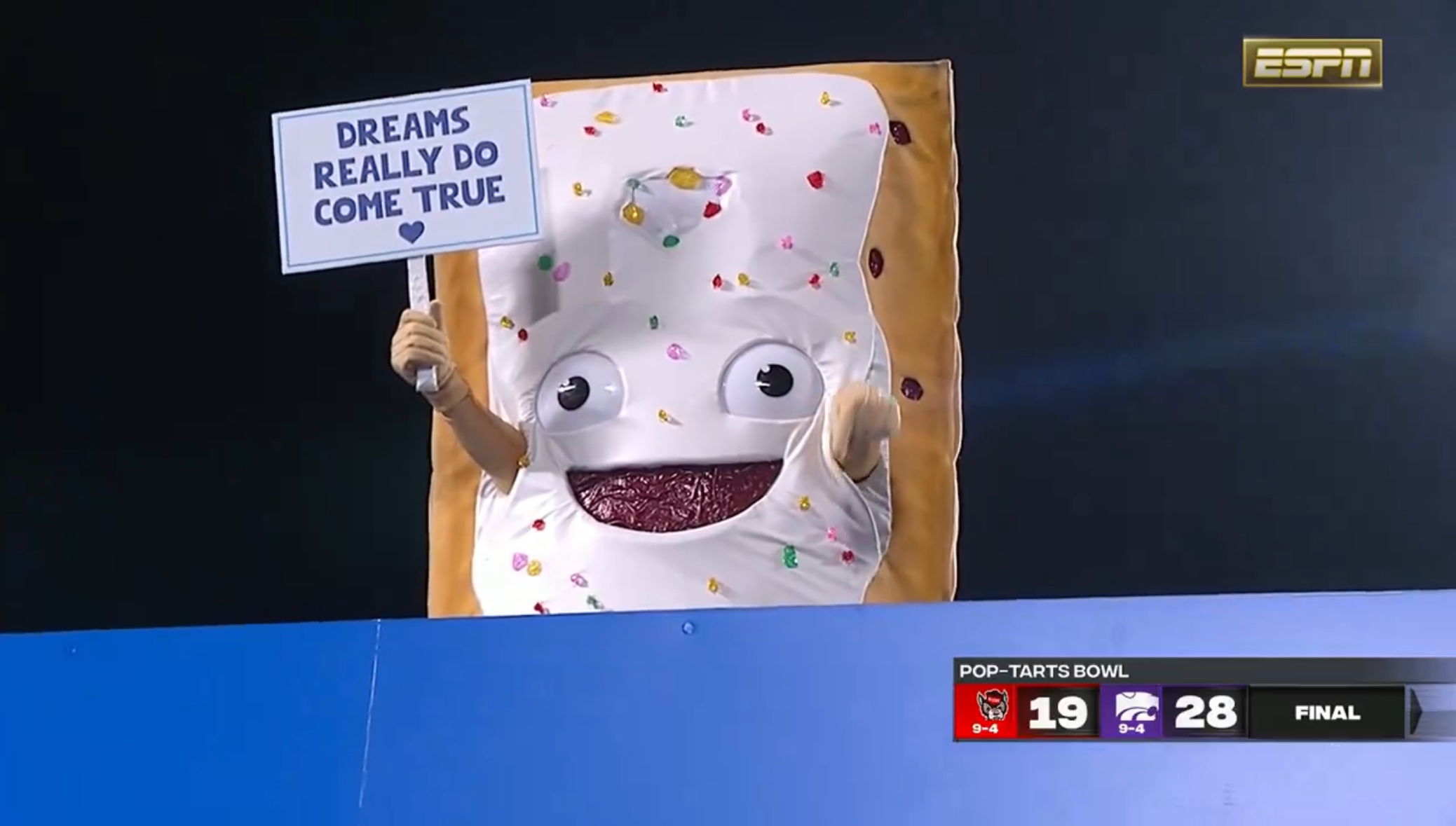 High Quality Pop-Tart Bowl Mascot Blank Meme Template