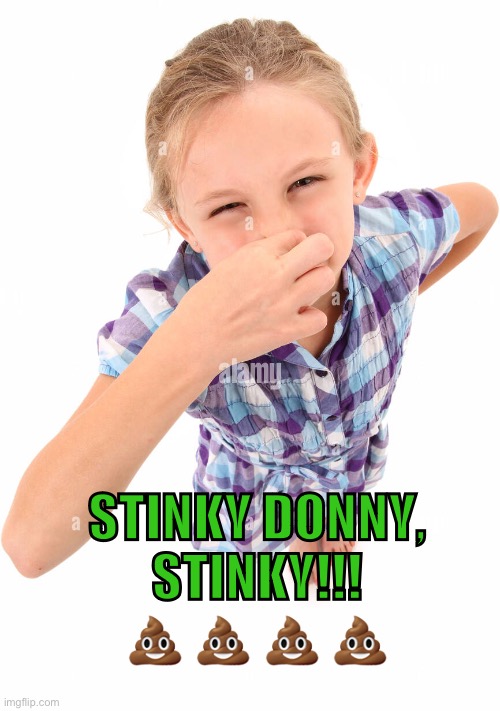 Stinky Donny | STINKY DONNY,
STINKY!!!
💩 💩 💩 💩 | made w/ Imgflip meme maker